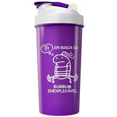 Imagem de Coqueteleira Personalizada Academia frases memes Garrafa para Treinar