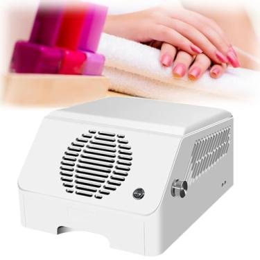 Imagem de Aspirador de pó para nail art com filtro reutilizável, potência de sucção de 120 W, aspirador de pó para bancada de nail art, regulagem de velocidade contínua, adequado para manicure de salão