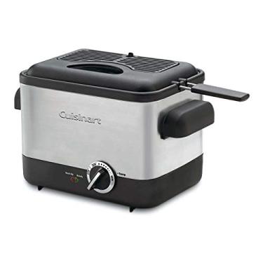 Imagem de Cuisinart CDF-100 Fritadeira compacta de 1,1 litro, aço inoxidável escovado - prata