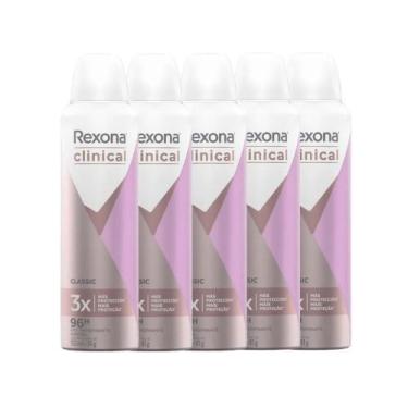Imagem de Kit Desodorante Antitranspirante Aerosol Rexona Clinical Classic 91g -