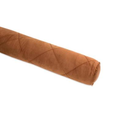 Imagem de Rolo Decorativo Cabeceira Cama Casal Queen Suede Aveludado - Olha Quem