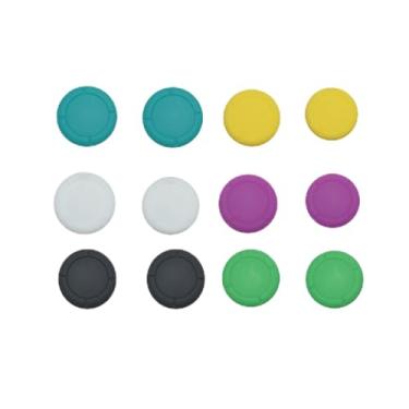 Imagem de Booge 12 Peças De Capa Silicone Para Joystick, Controle Analógico E Joystick Nintendo Switch Ns Lite Joy-Con