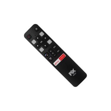 Imagem de Remoto Compatível Tcl Tv Smart Rc802v 55p8m Netflix Globoplay - PIX, 0