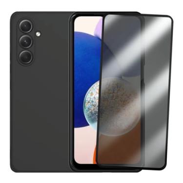 Imagem de Capinha Para Galaxy A14 Capa Preta Premium Proteção Câmera + Película Privacidade Anti Spy
