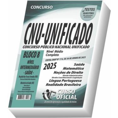 Imagem de Apostila Cnu Concurso Nacional Unificado Bloco 8 Saúde - Curso oficial