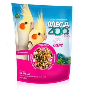Imagem de Megazoo Calopsitas Mix Sementes com Extruzado - 350g
