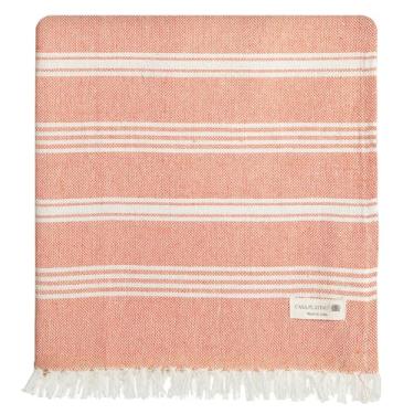 Imagem de Casa Platino Toalha de praia para adultos, toalhas de piscina grandes e leves, pré-lavadas, tecido de secagem rápida e absorvente, conforto de viagem ou aventuras diárias na praia – tijolo queimado de