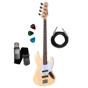 Imagem de Baixo Winner 4 Cordas Jazz Bass Wjb (CREME)