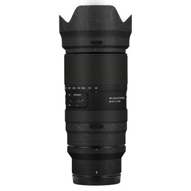 Imagem de Adesivo de lente de câmera antiarranhões para Tamron 50-400 mm F4.5-6.3 adequado para Nikon Mount Coat Wrap película protetora capa 50 400 (preto circuito)