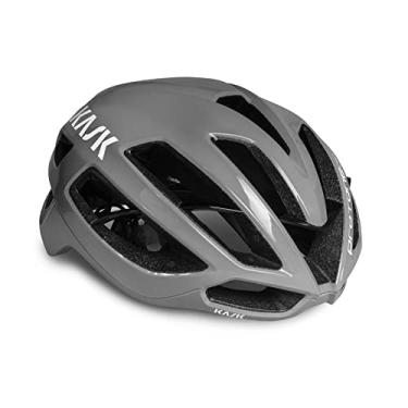 Imagem de KASK Capacete de bicicleta Protone Icon I capacete aerodinâmico para ciclismo de estrada, mountain bike e ciclocross - cinza - grande