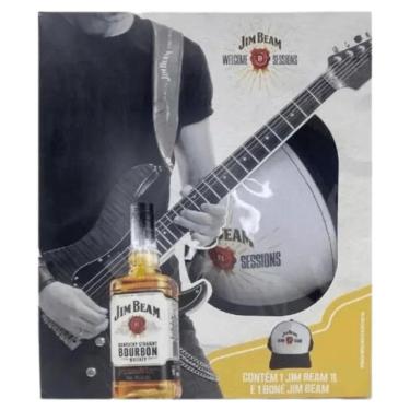 Imagem de Kit Jim Beam Oficial (Bourbom White 1L + Boné Jim Beam)