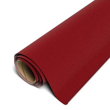 Imagem de Siser Stripflock Pro Htv - Rolo de 12" Por 10 Pés - Vinil Texturizado para Transferência de Calor (Vermelho)