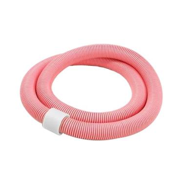 Imagem de Dynwave Arco de mola com peso para adultos, equipamento de treino, anéis de fitness de PVC confortáveis, guia de exercícios para cintura para crianças, homens, Rosa