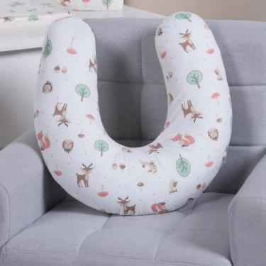 Imagem de Almofada de Amamentação e Apoio Bebê Grande Firme e Confortável 100 Al