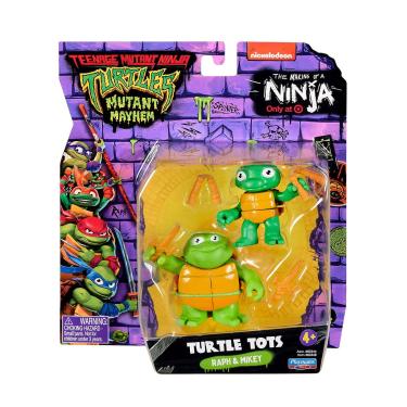 Imagem de 2 Bonecos Turtle Tots Raph E Mickey - As Tartarugas Ninja