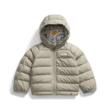 Imagem de The North Face Jaqueta com capuz reversível Perrito para bebês meninos (infantil), Cinza argila, 6 Months