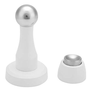 Imagem de Batente de porta magnético, trava de porta magnética forte elegante batente de porta de aço inoxidável resistente para manter a porta aberta