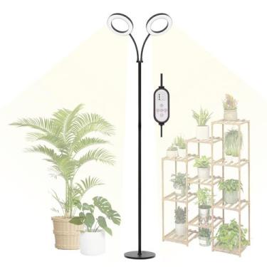 Imagem de LED de espectro completo Grow Light Geciliaoran para plantas de interi