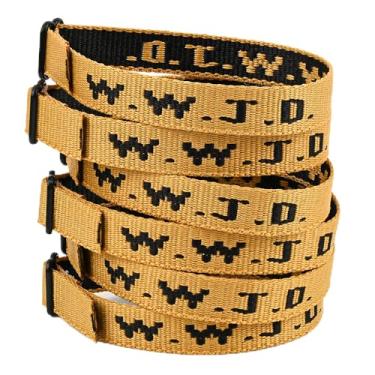 Imagem de Pmormyy Pacote de 6 pulseiras WWJD para mulheres e homens, pulseiras de Jesus Cristão, pulseiras WWJD ajustáveis a granel What Would Jesus Do, Fibra de poliéster, Sem Pedra Preciosa