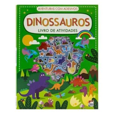 Imagem de Aventuras Com Adesivos - Livro De Atividades: Dinossauros