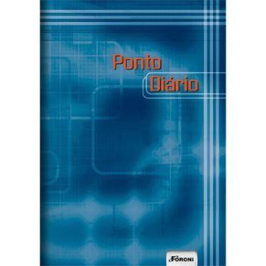 Imagem de Livro de Ponto Diário Capa Dura 160 Folhas - Foroni