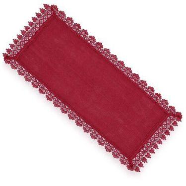 Imagem de Caminho de Mesa Retangular 40x170cm 4535 - Rafimex, Vermelho