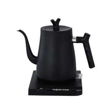 Imagem de Generic Chaleira elétrica pescoço de ganso, bule de chá elétrico, chaleira de água fervente de aço inoxidável, caldeira de água quente para restaurante, sala, Preto, 1000l