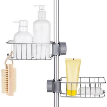 Imagem de Banheira Shower Caddy Buoluty Clawfoot em aço inoxidável SUS304