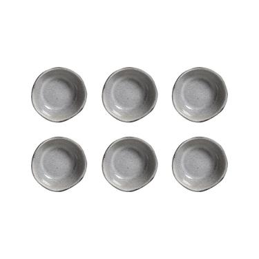 Imagem de Conjunto de Ramequins Médios Porto Brasil Orgânico Dust com 6 Peças 70ml – Preto