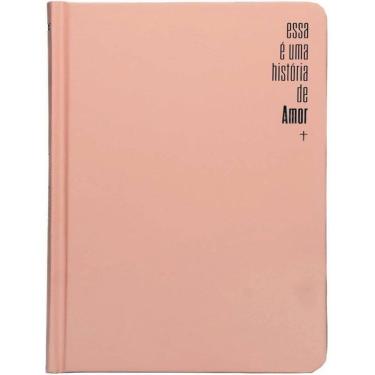 Imagem de Biblia Slim Nvi - Esta E Uma Historia De Amor -  Capa Dura Rosa - Luxo