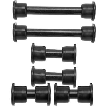 Imagem de Fabater Spring Front A Braço Bucha Sleeves Kit para Carrinho de Carro de 2004 do Carro, Kit de Buchas Primavera Inferior e de Braço, Substitua Oem 102289901, 102956201 (Preto)