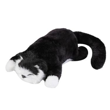 Imagem de Colaxi Brinquedo eletrônico para gatos, animal de estimação que ri, brinquedo interativo realista para educação infantil, Preto