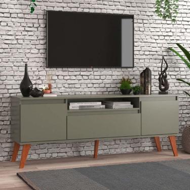 Imagem de Rack Para Tv 150cm Retro Mdf Verde Dallas - On Móveis
