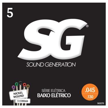 Imagem de Encordoamento Baixo 5 Cordas 0.045 - SG