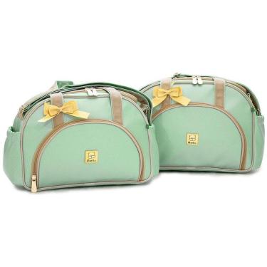 Imagem de Kit Bolsas Maternidade Bebe Menina Menino - M, P E Trocador
