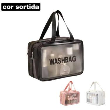 Imagem de Necessaire De Maquiagem Viagem Washbag Com Alça Cor Sortida - TOP RIO