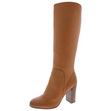 Imagem de Kenneth Cole New York Botas femininas Justin de couro até o joelho, Conhaque, 36