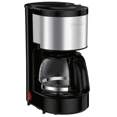 Imagem de Cafeteira Arno Filtro Perfectta 12 Xicaras Inox - 8010000817 Preto-inox 110V