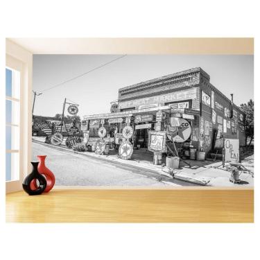 Imagem de Papel De Parede 3D Cidade Antiga Vintage Retrô 3,5M Cda80