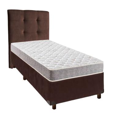 Imagem de Kit Cabeceira + Cama Box  + Colchão Solteiro D33 D33 Inducol