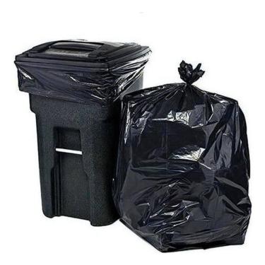 Imagem de Saco De Lixo 60lt Resistente Preto 70x80 Pacote Com 100 Un