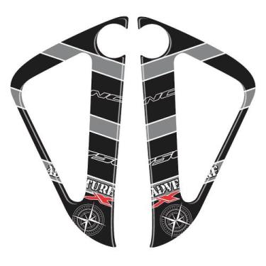 Imagem de Adesivo Protetor Paralama Dianteiro Compatível Nc 750x 2018 Resinado -