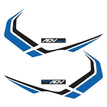 Imagem de Adesivo Lateral Compatível X-adv 150 2019 a 2021 Laminado - Protetor T