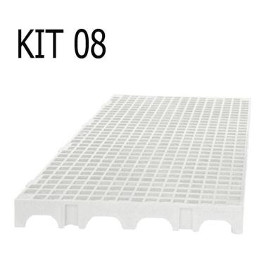 Imagem de 08 Palete Pallets Pisos E Estrados Em Plastico Reforçado