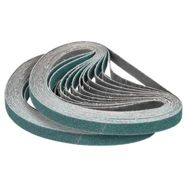 Imagem de CoCud Cinto de lixamento de 1/5.1 x 45.7 cm, 40 peças 40/60/80/120/240/400 cintas de afiação de facas de zircônia, afiação de trabalho para lixadeira de cinto, ferramenta de entalhe de facas para