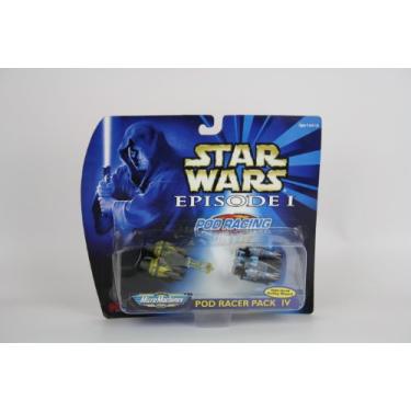Imagem de Star Wars Micro Machines Episode I Pod Racer Pack IV - High-Speed Rolling Wheels!