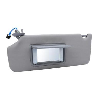 Imagem de Acouto Visor Solar do Lado Esquerdo do Motorista 83280 SZA A01ZA Guarda Sol Cinza Protetor Solar Com Luz de Espelho de Cortesia