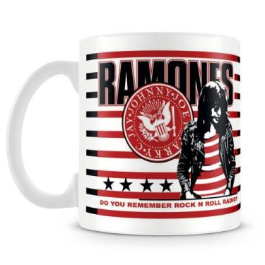 Imagem de Caneca de Porcelana Banda Ramones - Mod.1 - 325ml - Amo Canecas