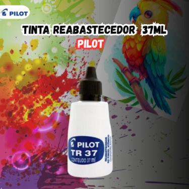 Imagem de Tinta Reabastecedor Pilot 37ml, Preta