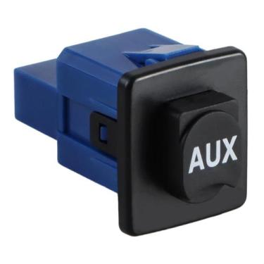 Imagem de Conector de entrada de adaptador estéreo de áudio de porta auxiliar pa